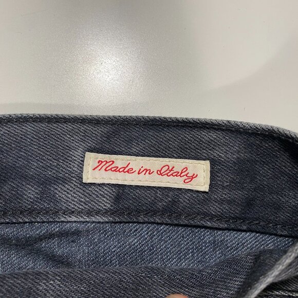 True Religion Rocco Slim Made in Italy Straight Leg Gray Jeans mens size 32x30.5 - Picture 4 of 12